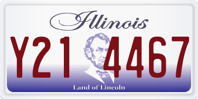 IL license plate Y214467