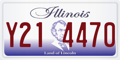 IL license plate Y214470