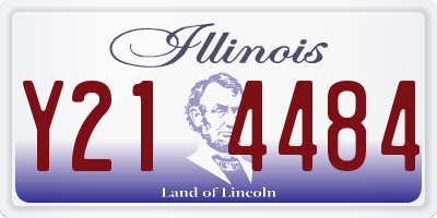 IL license plate Y214484