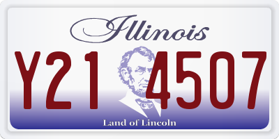 IL license plate Y214507