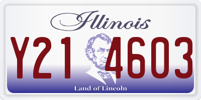 IL license plate Y214603