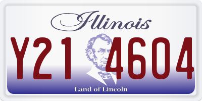 IL license plate Y214604