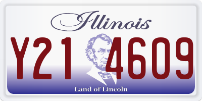 IL license plate Y214609