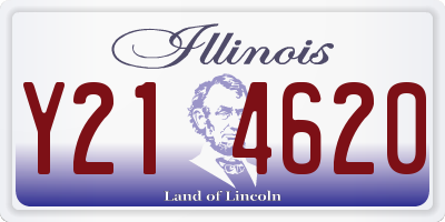 IL license plate Y214620