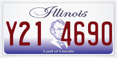 IL license plate Y214690