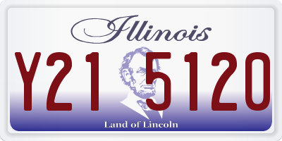 IL license plate Y215120