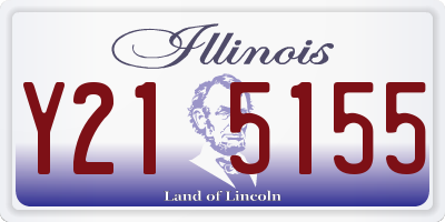 IL license plate Y215155