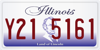IL license plate Y215161