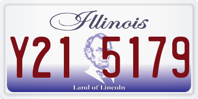 IL license plate Y215179