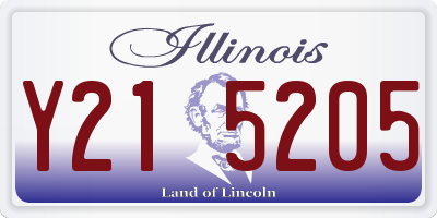 IL license plate Y215205