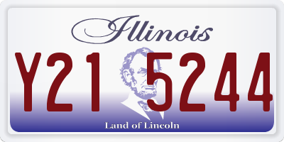 IL license plate Y215244