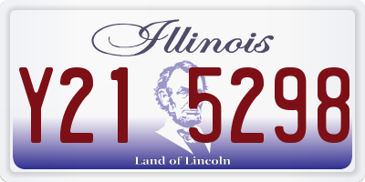 IL license plate Y215298