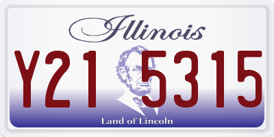 IL license plate Y215315