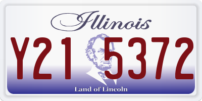 IL license plate Y215372