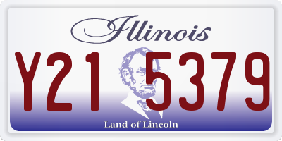 IL license plate Y215379