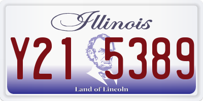 IL license plate Y215389