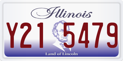 IL license plate Y215479
