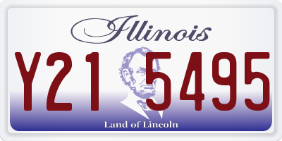 IL license plate Y215495