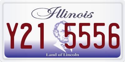 IL license plate Y215556