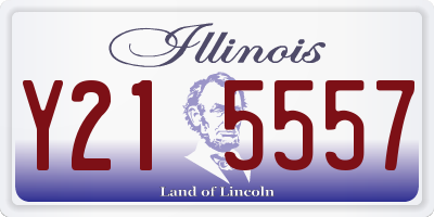 IL license plate Y215557