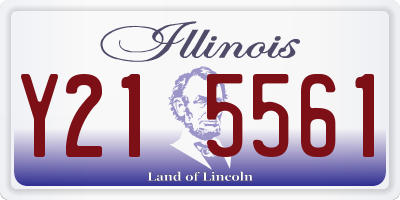 IL license plate Y215561