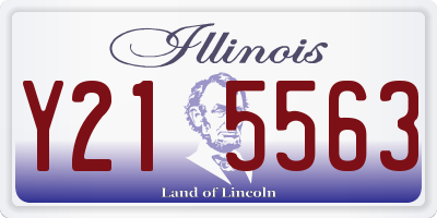 IL license plate Y215563