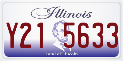 IL license plate Y215633
