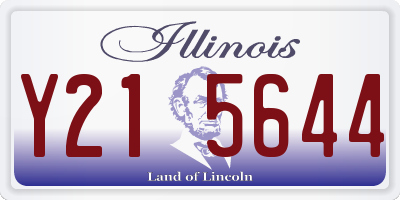 IL license plate Y215644