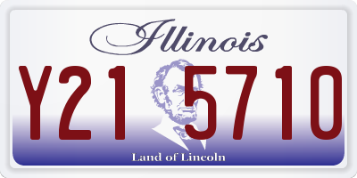 IL license plate Y215710
