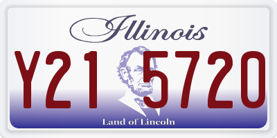 IL license plate Y215720