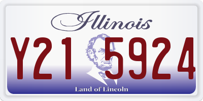 IL license plate Y215924