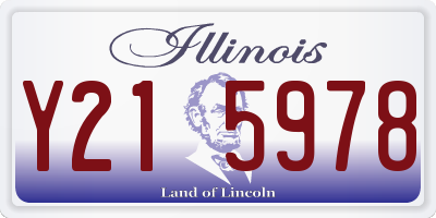 IL license plate Y215978
