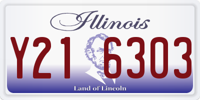 IL license plate Y216303