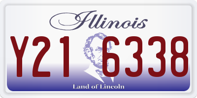 IL license plate Y216338