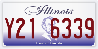 IL license plate Y216339