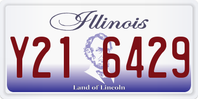 IL license plate Y216429