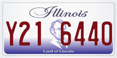 IL license plate Y216440