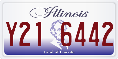 IL license plate Y216442