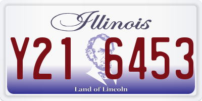 IL license plate Y216453