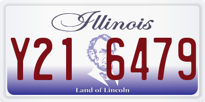 IL license plate Y216479