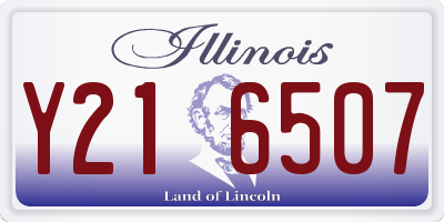 IL license plate Y216507