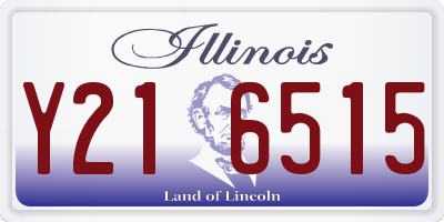 IL license plate Y216515
