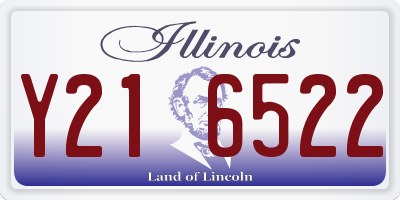 IL license plate Y216522