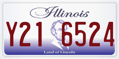 IL license plate Y216524