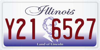 IL license plate Y216527