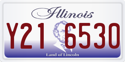 IL license plate Y216530