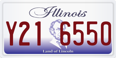 IL license plate Y216550