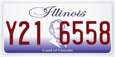 IL license plate Y216558