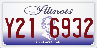 IL license plate Y216932