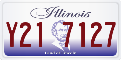 IL license plate Y217127
